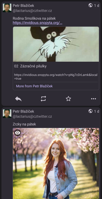 Posted media